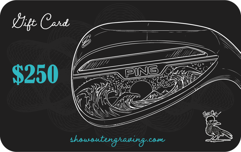 Show Out Engraving Gift Card
