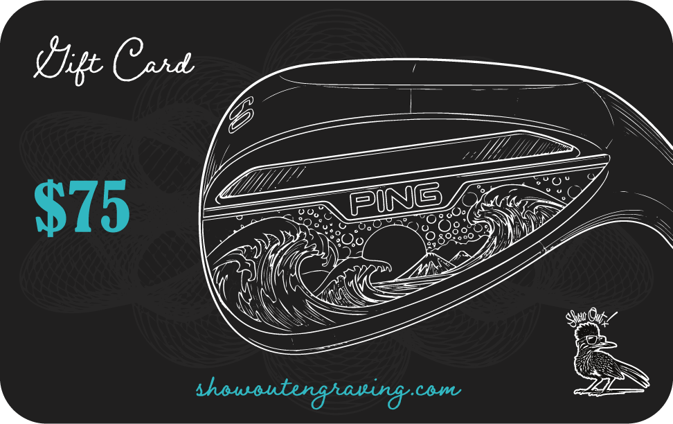 Show Out Engraving Gift Card