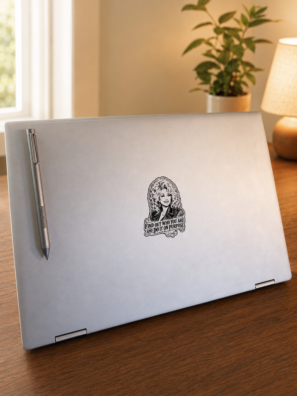 "Find Out Who You Are & Do It On Purpose" - Premium Dolly Sticker Trio