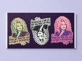 "Find Out Who You Are & Do It On Purpose" - Premium Dolly Sticker Trio
