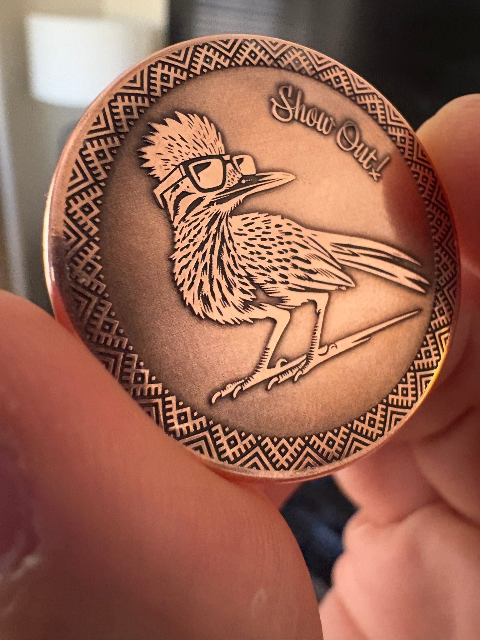 Desert Roadrunner Brand Ball Marker 