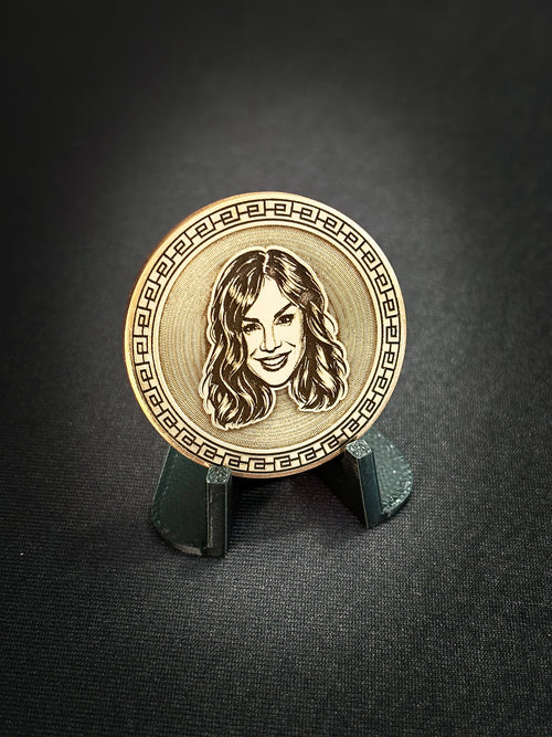 Custom Double-Sided Portrait Ball Marker